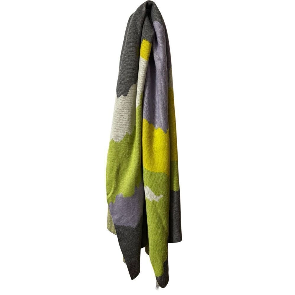 Urban Outfitters Large Soft Blanket Scarf abstract mountain
